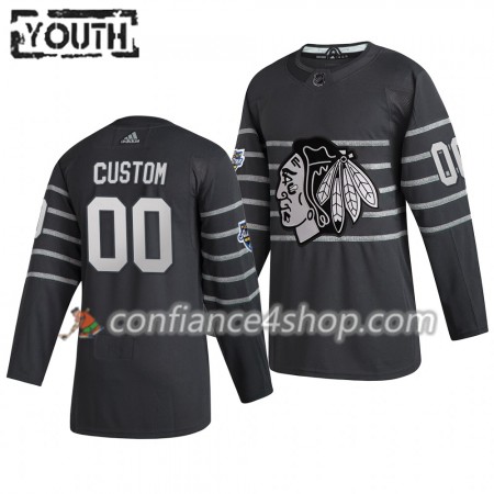Adidas Maillot de Hockey Chicago Blackhawks Personnaliser Gris 2020 NHL All-Star Authentic - Enfant Adidas Maillot de Hockey Chicago Blackhawks Personnaliser Gris 2020 NHL All-Star Authentic - Enfant